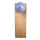 2 Pieces Slate Blue Round Ceramic Wooden Door Stopper